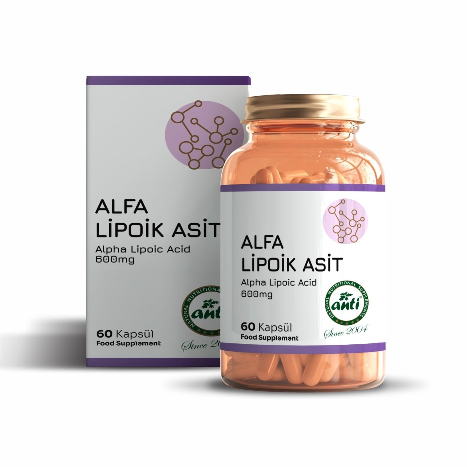 Anti Alfa Lipoik Asit 60 Kapsül - 1