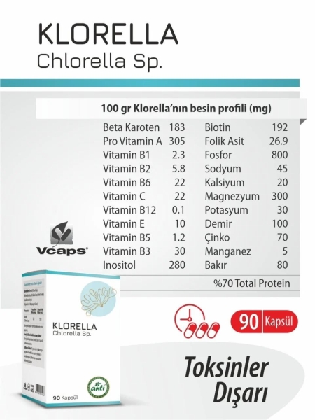 Anti Klorella 90 Kapsül - 2