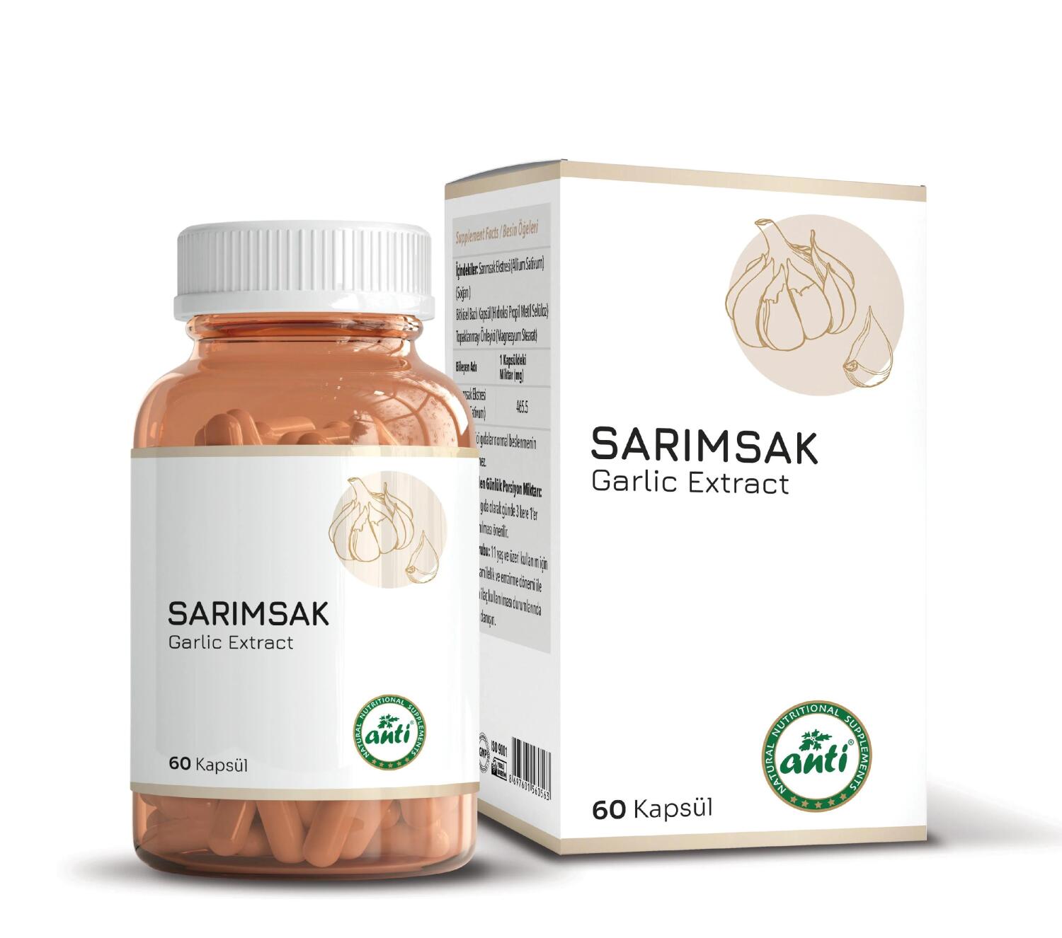 Anti Sarımsak 60 Kapsül Garlic - 1