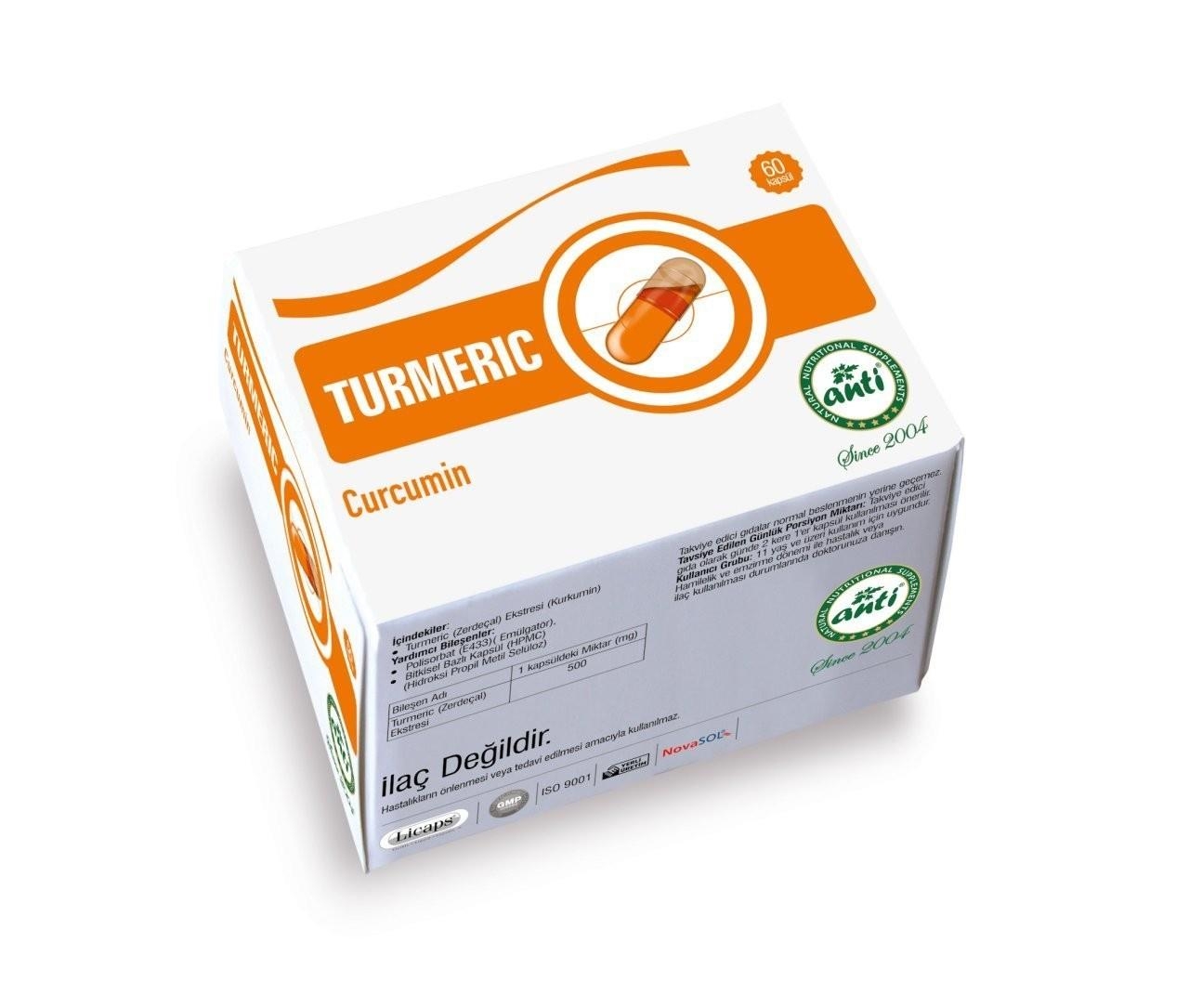 Anti Turmeric Extract Licaps Novasol 60 Likit Kapsül - 1