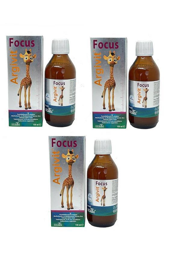 Argivit Focus 150 ml Şurup 3 Adet - 1