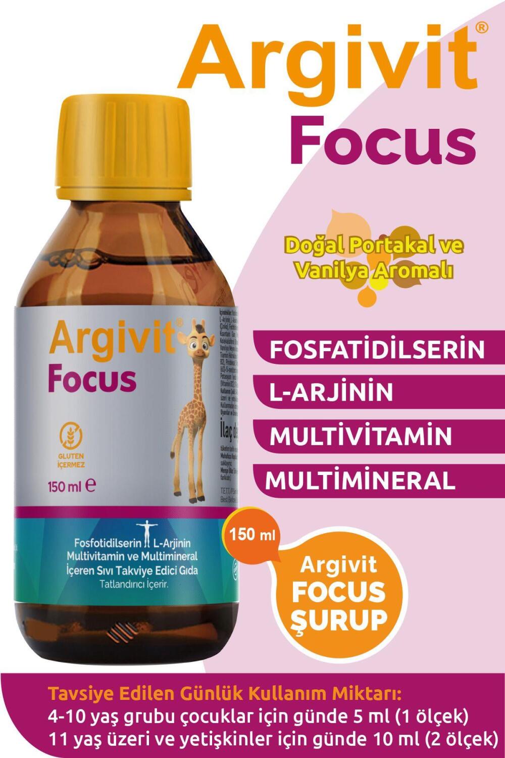 Argivit Focus Şurup 150 ml - 2