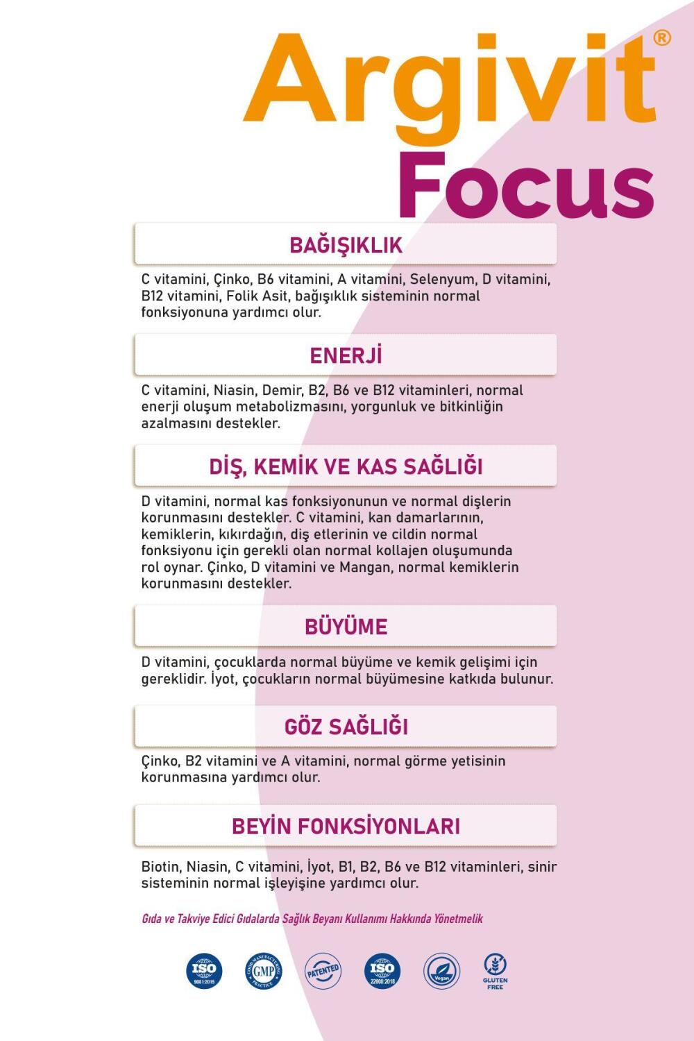 Argivit Focus Şurup 150 ml - 5