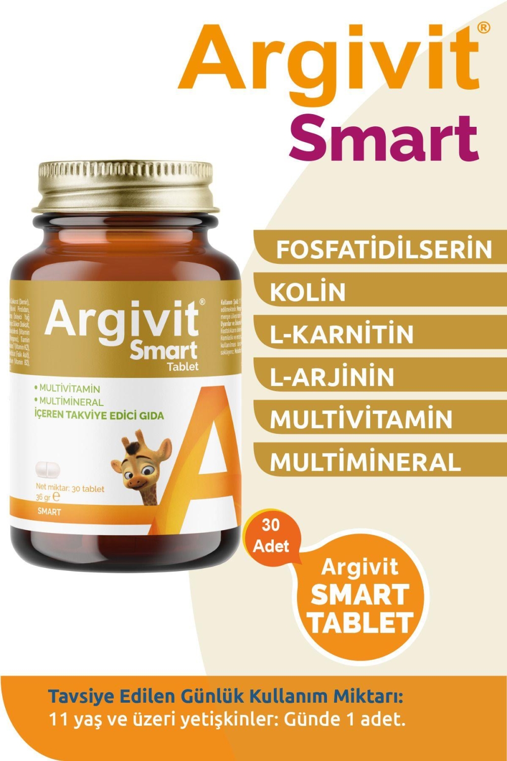 Argivit Smart 30 Tablet - 2