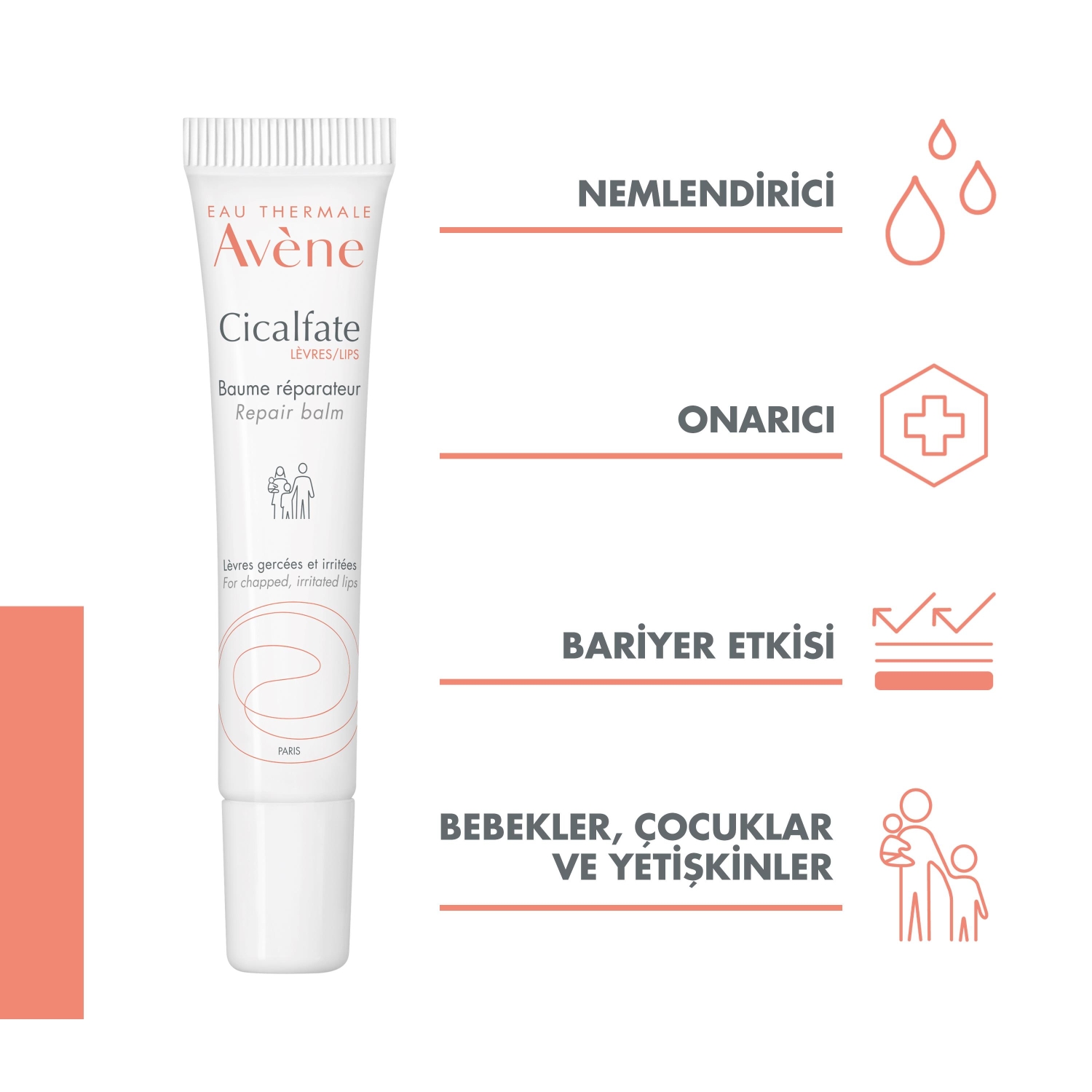 Avene Cicalfate Levres Çatlamış Dudaklar İçin Balsam 10 ml - 2