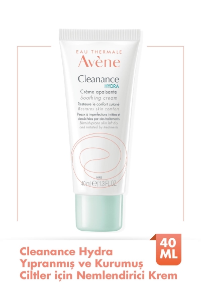 Avene Cleanance Hydra Yıpranmış ve Kurumuş Ciltler için Nemlendirici Krem 40 ml - 1