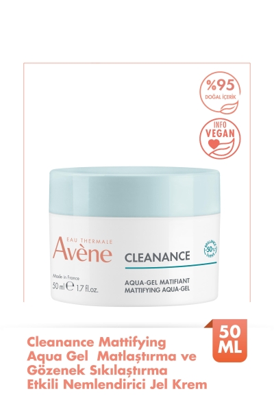 Avene Cleanance Matlaştırma ve Gözenek Sıkılaştırma Etkili Nemlendirici Jel Krem 50 ml - 1