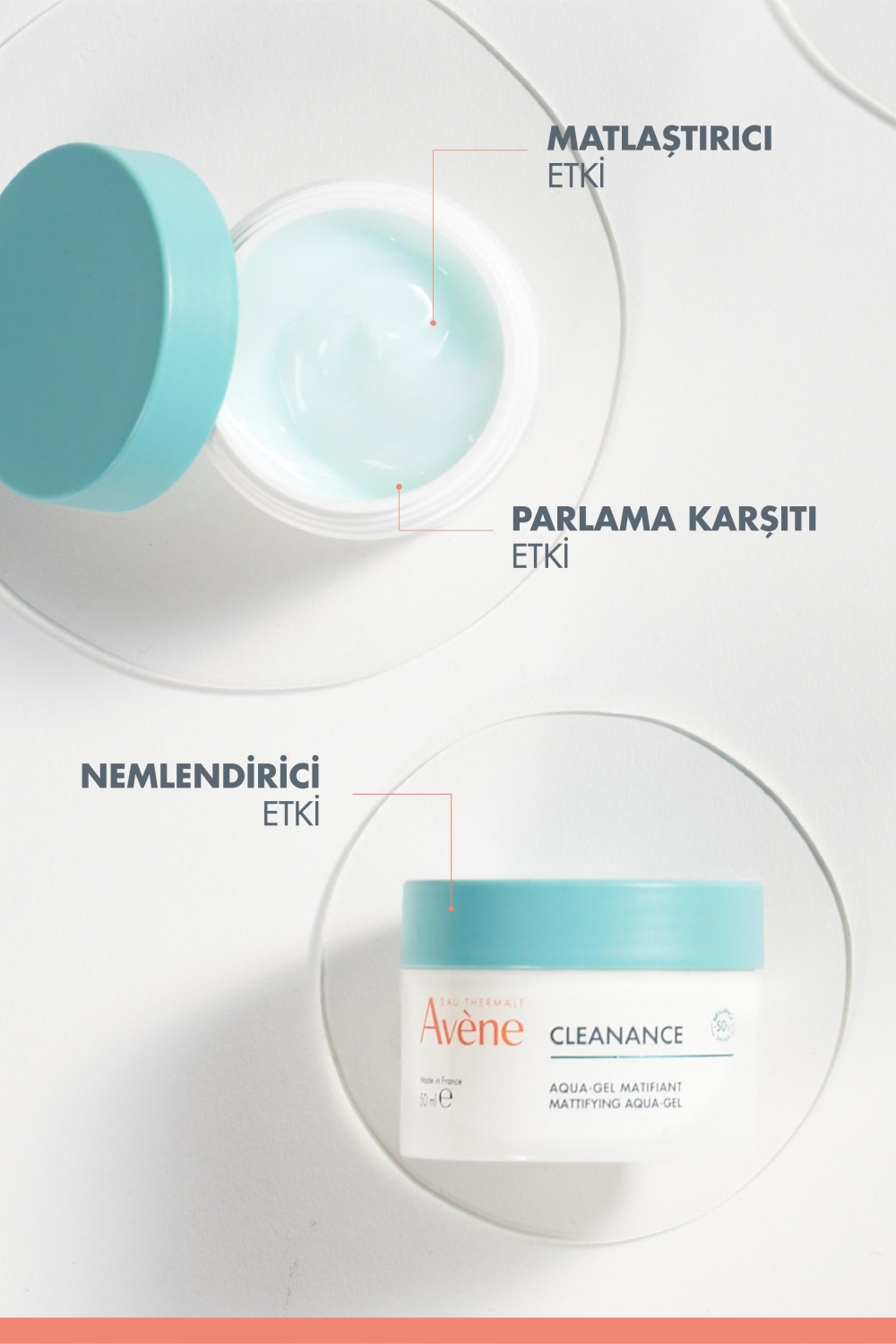 Avene Cleanance Matlaştırma ve Gözenek Sıkılaştırma Etkili Nemlendirici Jel Krem 50 ml - 4