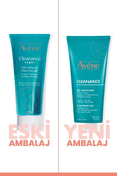 Avene Cleanance Yağlı ve Akneli Ciltler İçin Matlaştırıcı Temizleme Jeli 200 ml - 2