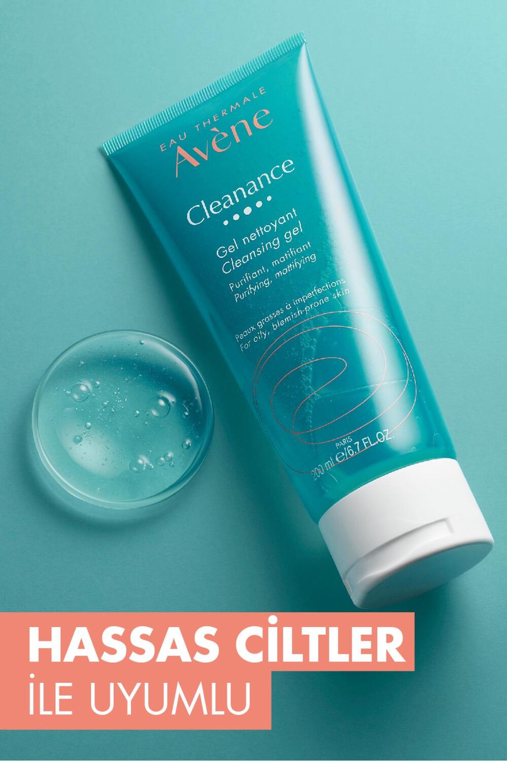 Avene Cleanance Yağlı ve Akneli Ciltler İçin Matlaştırıcı Temizleme Jeli 200 ml - 6