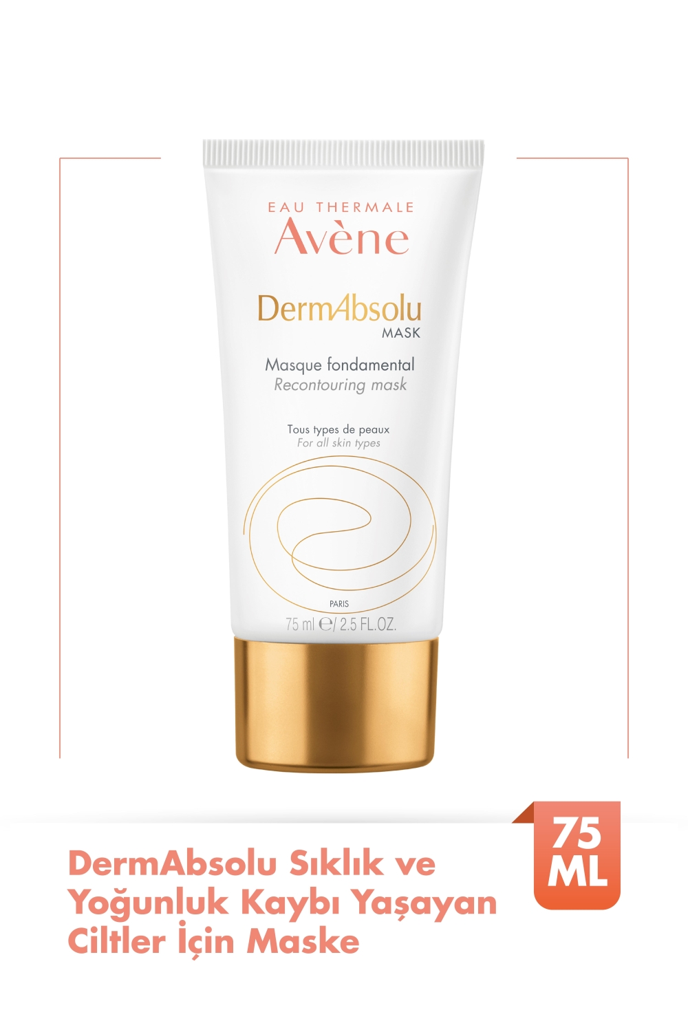 Avene DermAbsolu Sıklık ve Yoğunluk Kaybı Yaşayan Ciltler İçin Maske 75 ml - 1