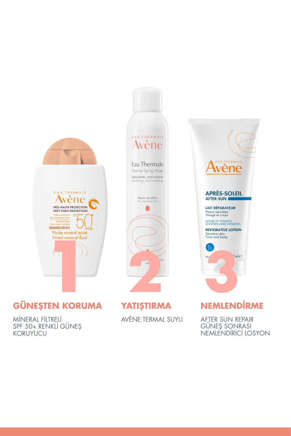 Avene Fluide Mineral Teinte Spf 50+ 40 ml Renkli Güneş Kremi - 6