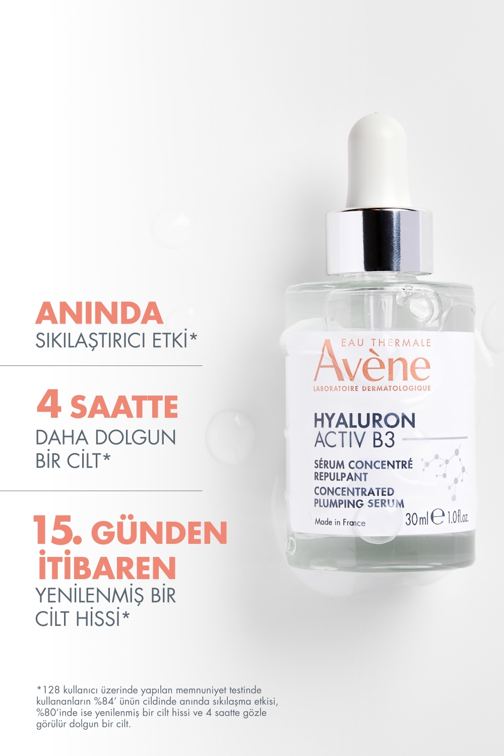 Avene Hyaluronik Asit ve Niasinamid İçerikli Dolgunlaştırıcı Konsantre Serum 30 ml - 2