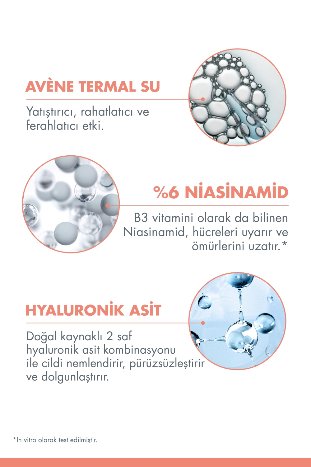 Avene Hyaluronik Asit ve Niasinamid İçerikli Hücre Yenilemeye Yardımcı Krem 50 ml - 3