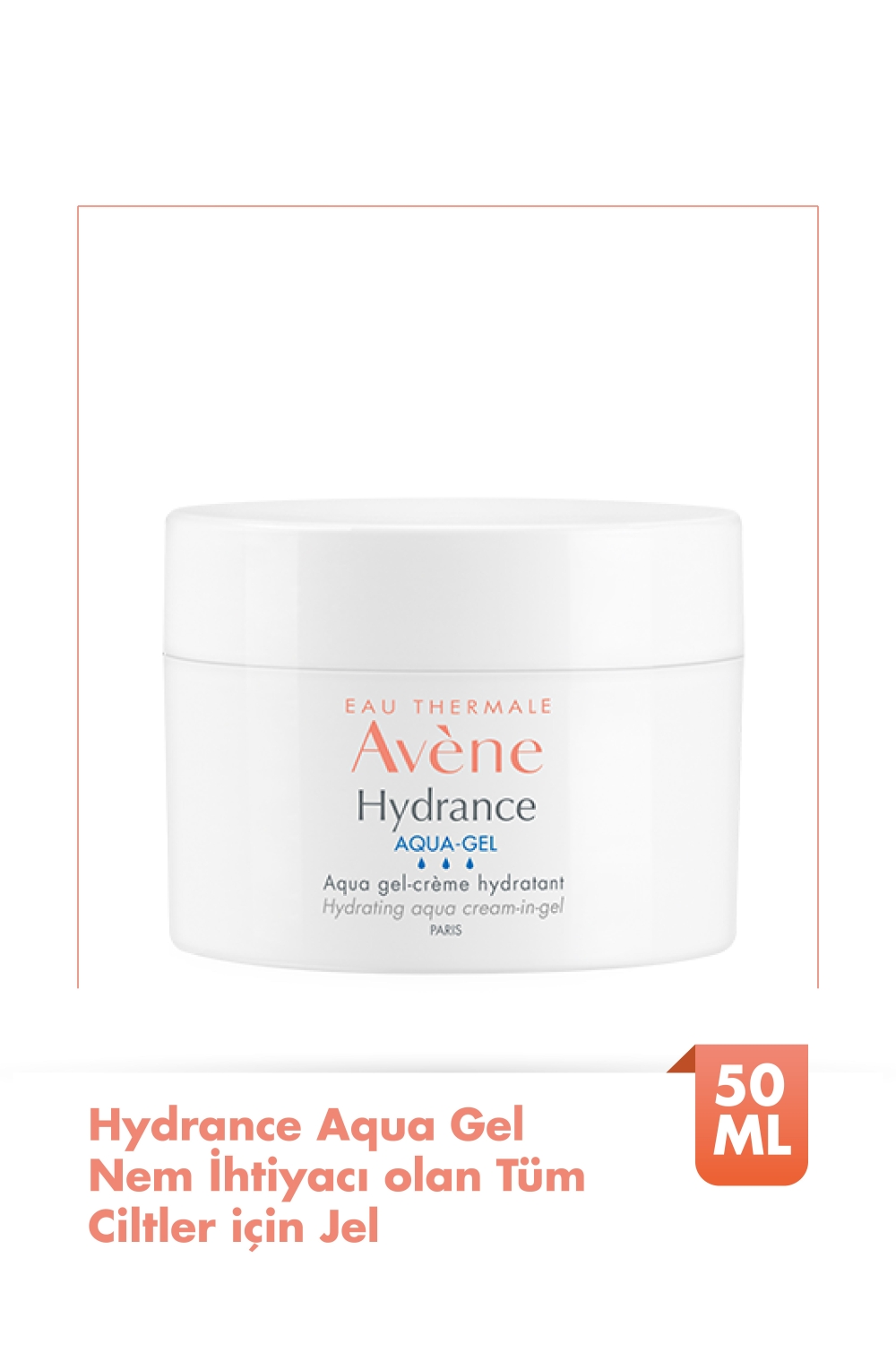 Avene Hydrance Aqua Gel Nem İhtiyacı olan Tüm Ciltler için Jel 50 ml - 1