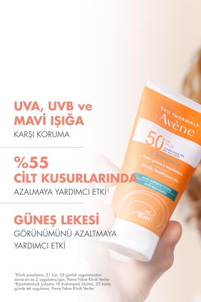 Avene Cleanance Yağlı ve Akneye Eğilimli Ciltler için SPF 50+ Güneş Koruyucu 50 ml - 3