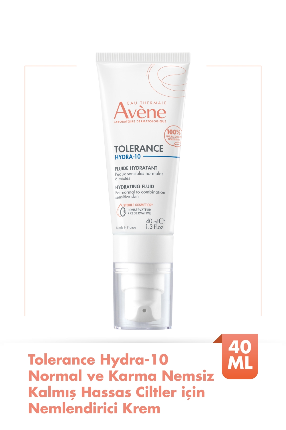 Avene Tolerance Hydra-10 Normal ve Karma Nemsiz Kalmış Hassas Ciltler için Nemlendirici Krem 40 ml - 1