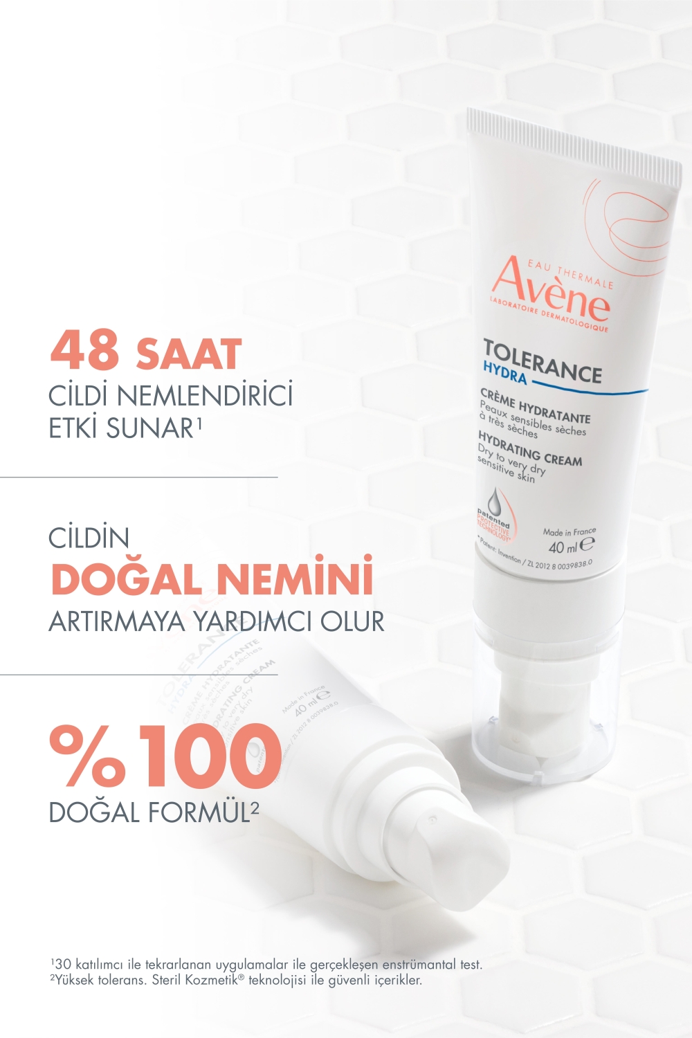 Avene Tolerance Hydra-10 Kuru veya Çok Kuru Hassas Citler için Nemlendirici Krem 40 ml - 2