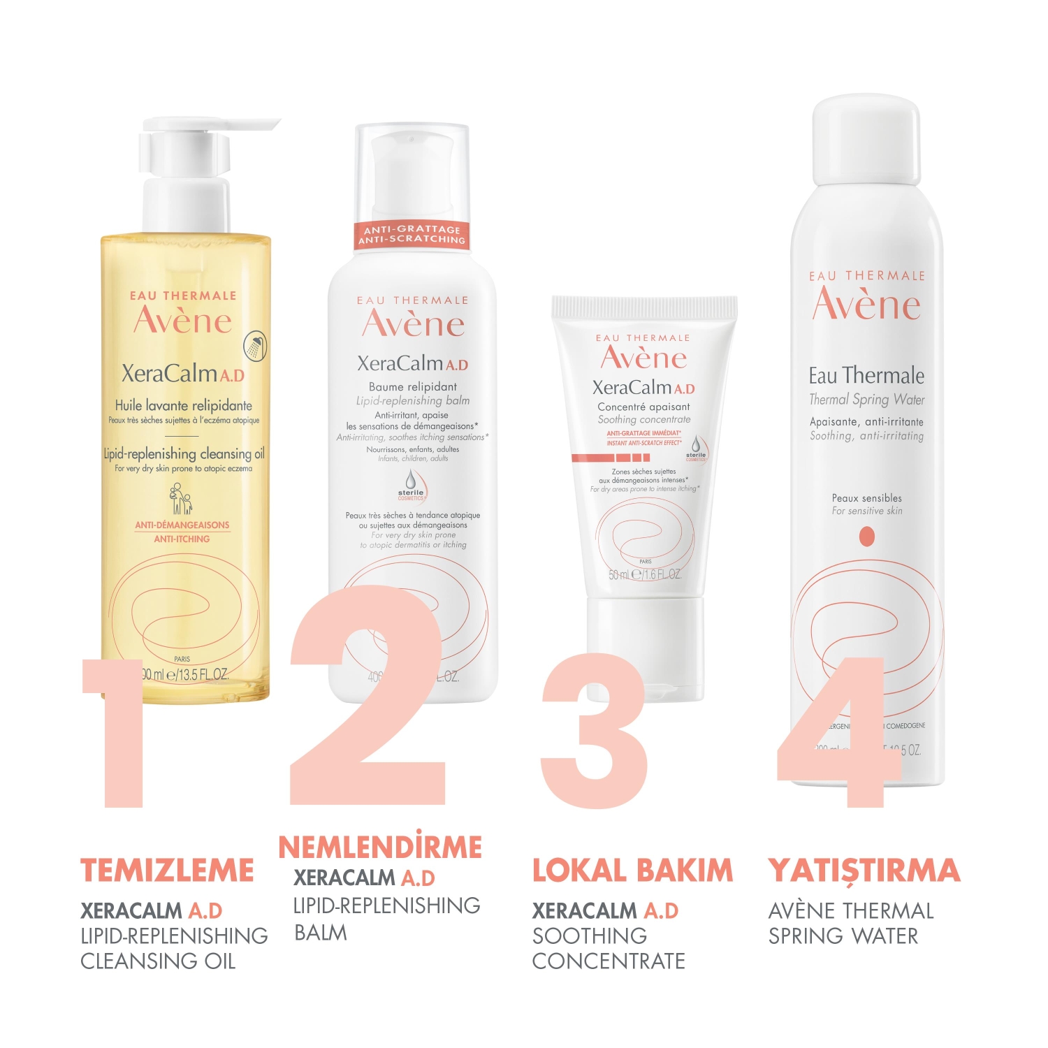 Avene XeraCalm A.D Lipid-Replenishing Atopiye Eğilimli Ciltler için Nemlendirici Balsam 400 ml - 3