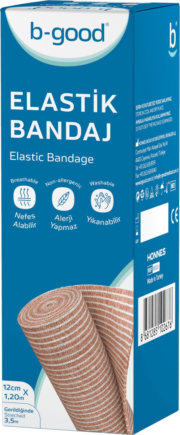 B Good Elastik Bandaj 12 cm x 1,2 m - 1