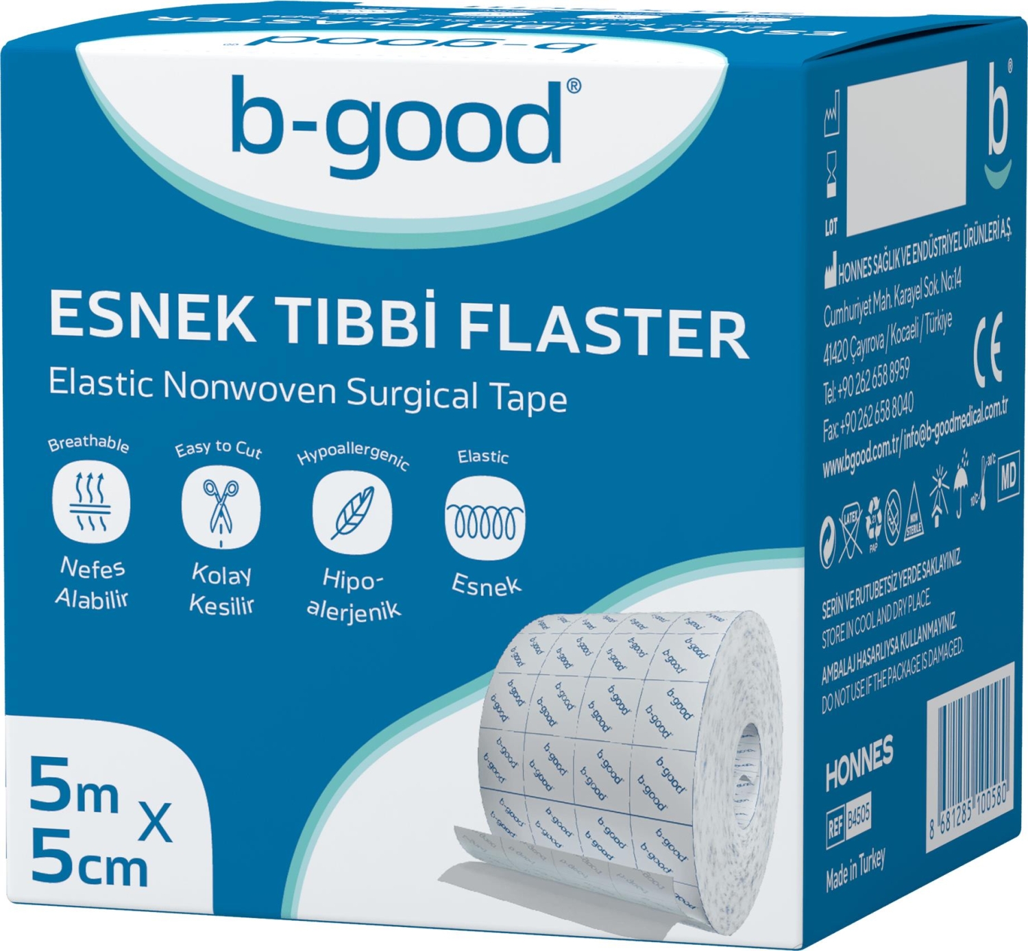 B good Esnek Tıbbi Flaster 5m x 5cm - 1