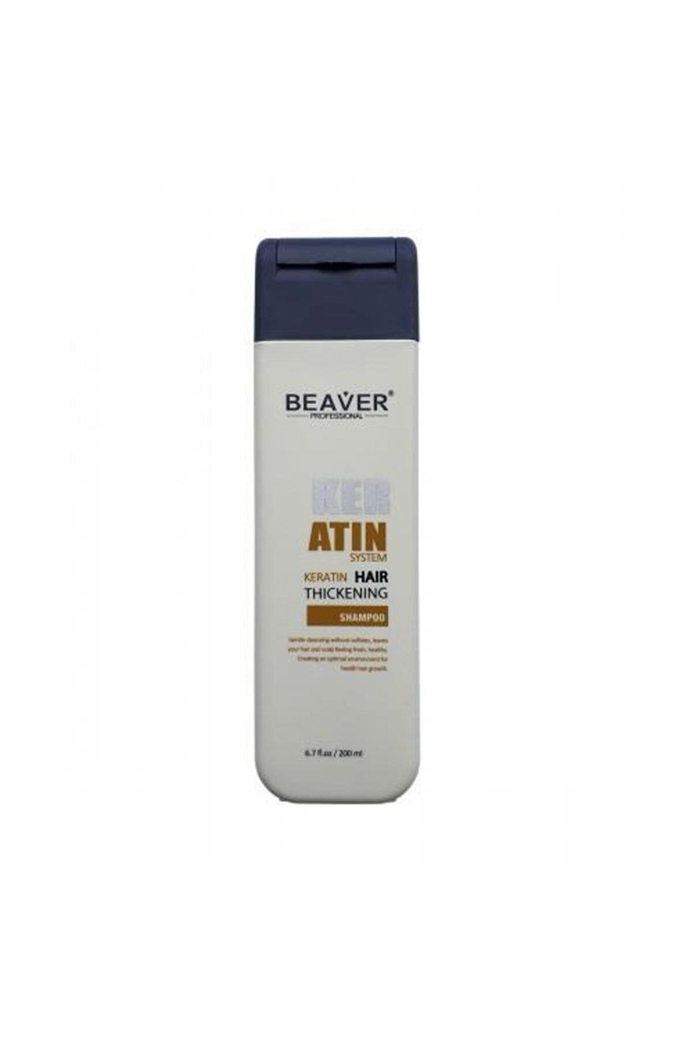 Beaver Keratin Hair Thickening Shampoo 200 Ml - 1