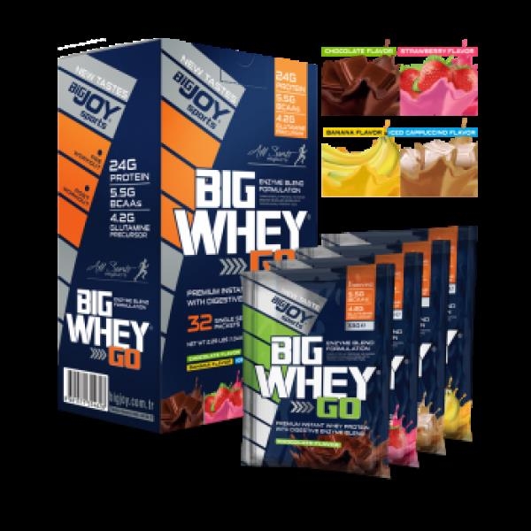 BigJoy Sports BigWhey Go Whey Protein 32 Şase 4 Mix Karışık - 1