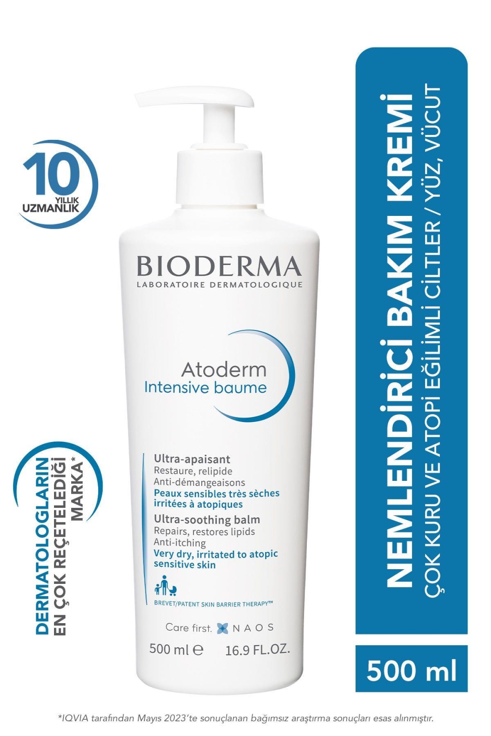 Bioderma Atoderm Intensive Yatıştırıcı Balm 500 ml - 1