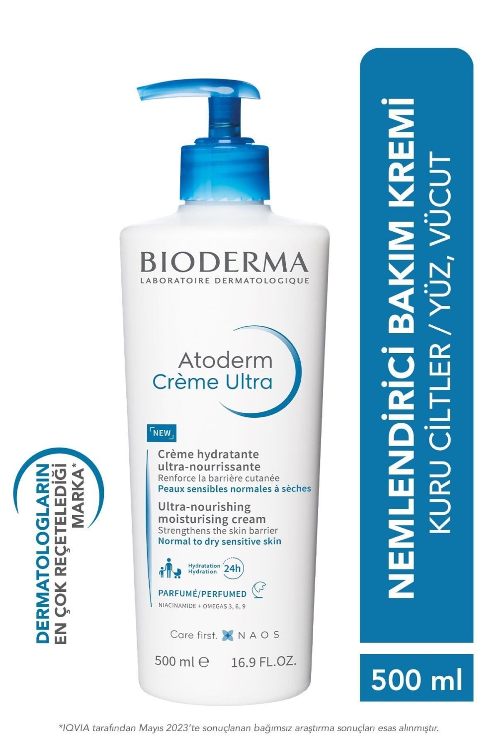 Bioderma Atoderm Nemlendirici Krem 500 ml - 1