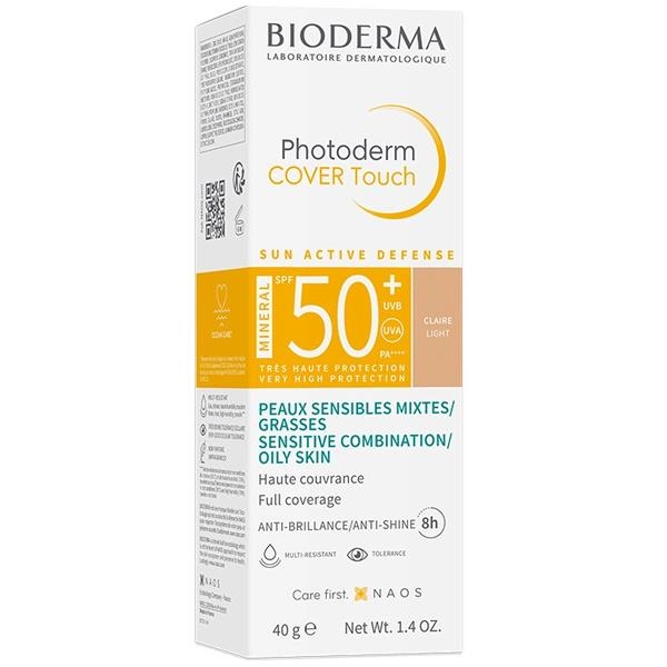 Bioderma Photoderm Cover Touch Light Kapatıcı Etkili Mineral Güneş Koruyucu 40 g - 2