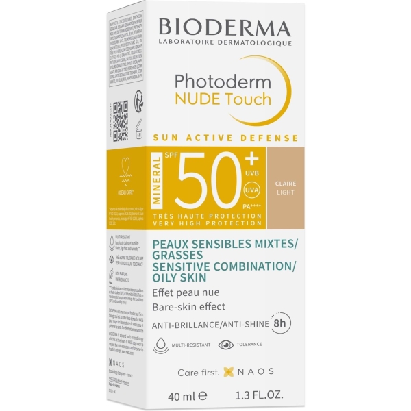 Bioderma Photoderm Nude Touch Spf 50+ Light Renkli Güneş Kremi 40 ml - 3