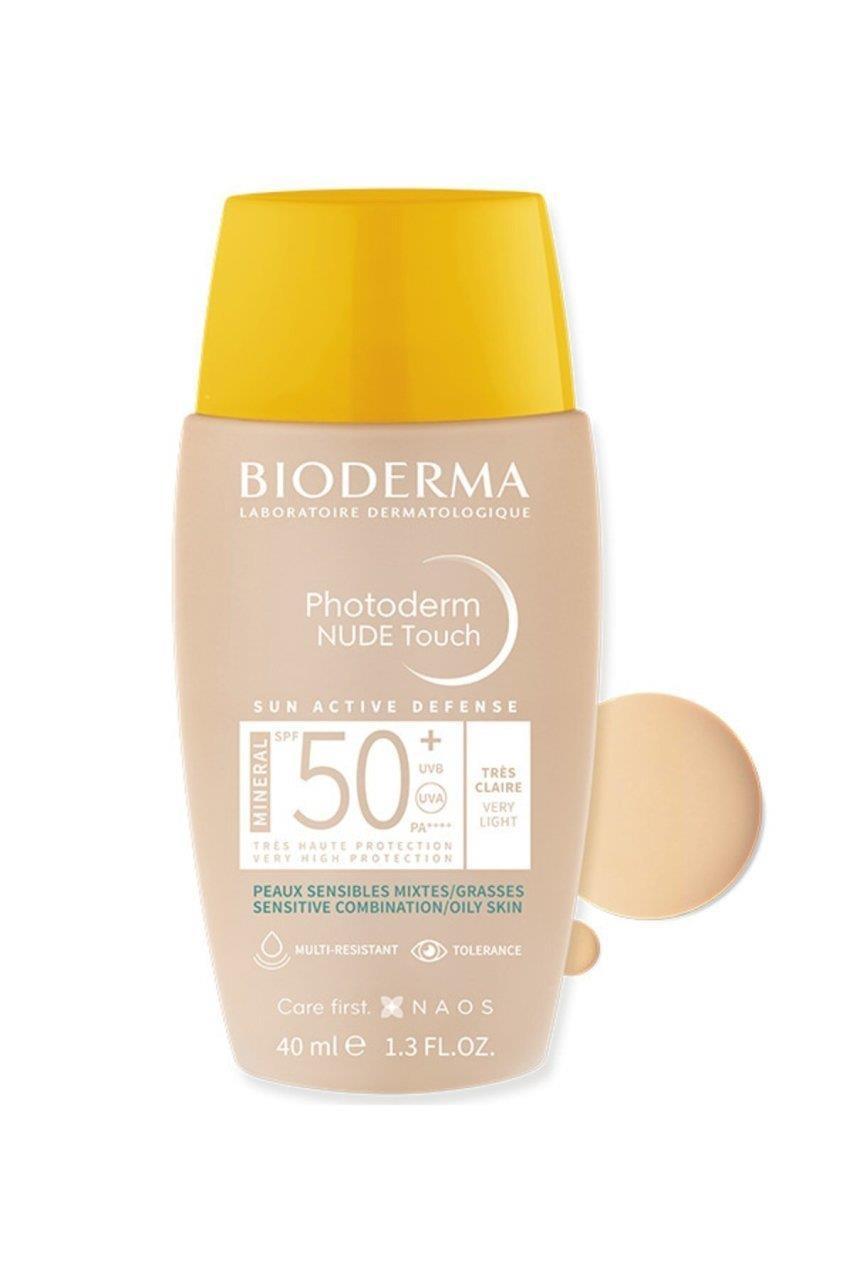 Bioderma Photoderm Nude Touch Very Light Spf 50+ 40 ml Renkli Güneş Koruyucu - 1