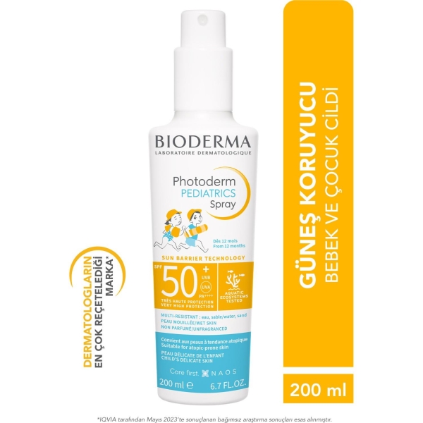 Bioderma Photoderm Pediatrics Spray SPF 50 + 200 ml - 2