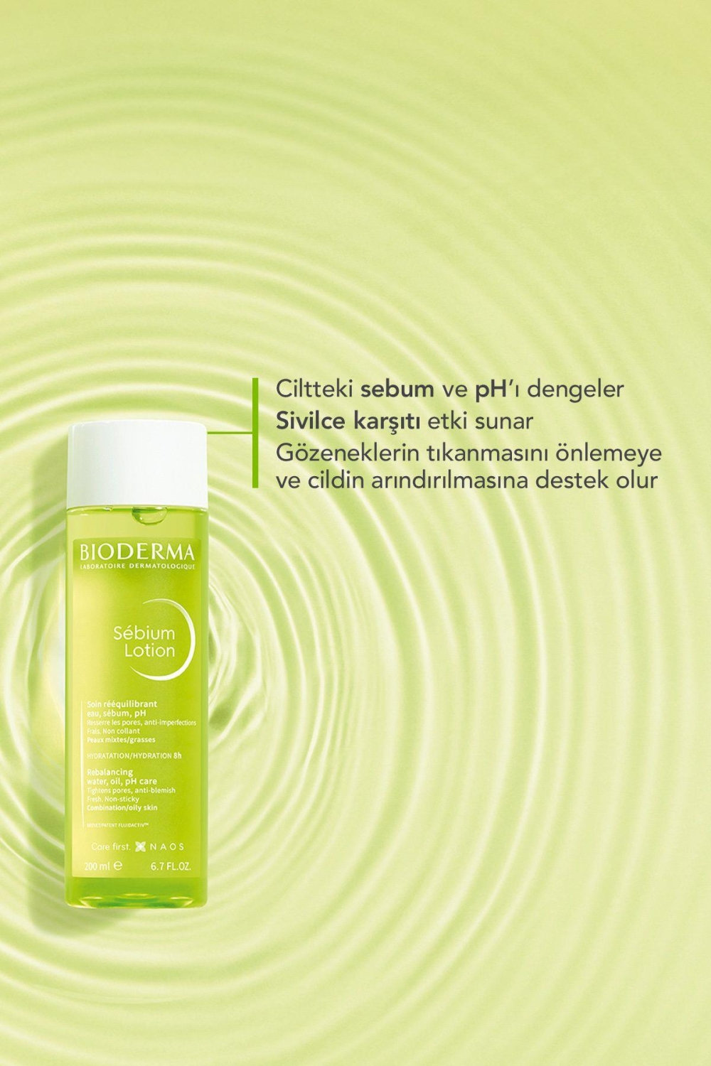 Bioderma Sebium Lotion 200 ml Yağlı Ciltler için Tonik - 3