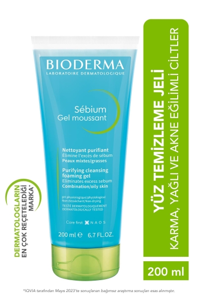 Bioderma Sebium Purifying Cleansing Foaming Gel - 1