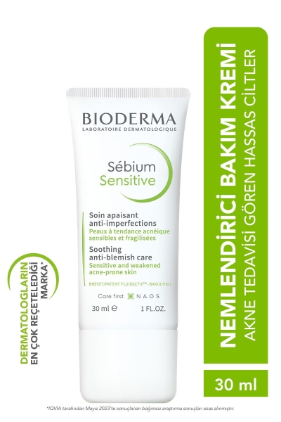 Bioderma Sebium Sensitive Krem 30 ml - 1