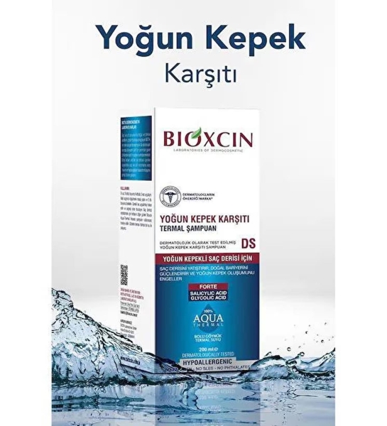 Bioxcin Aqua Thermal DS Yoğun Kepeğe Karşı Sülfatsız Şampuan 200 ml - 2