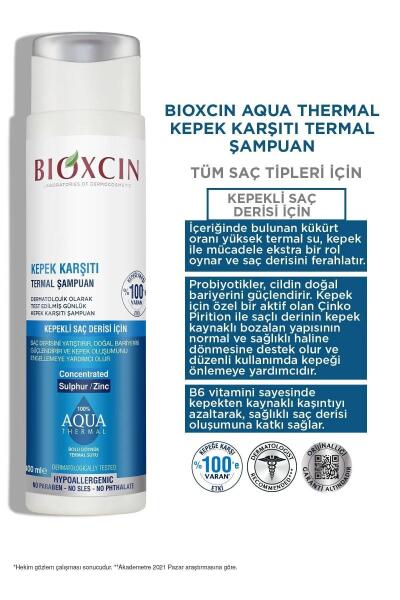 Bioxcin Aqua Thermal Kepeğe Karşı Sülfatsız Şampuan 300 ml - 2