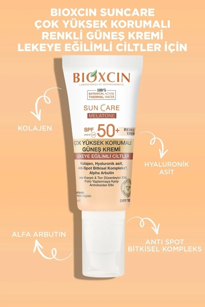 Bioxcin Sun Care Lekeye Eğilimli Ciltler İçin Çok Yüksek Korumalı Renkli Güneş Kremi 50 Spf - 3