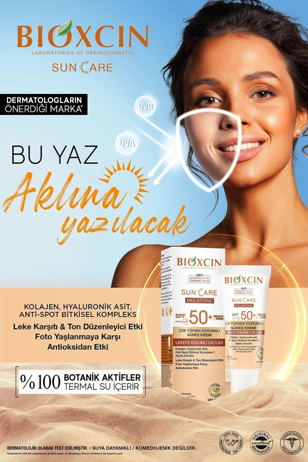 Bioxcin Sun Care Lekeye Eğilimli Ciltler İçin Çok Yüksek Korumalı Renkli Güneş Kremi 50 Spf - 5