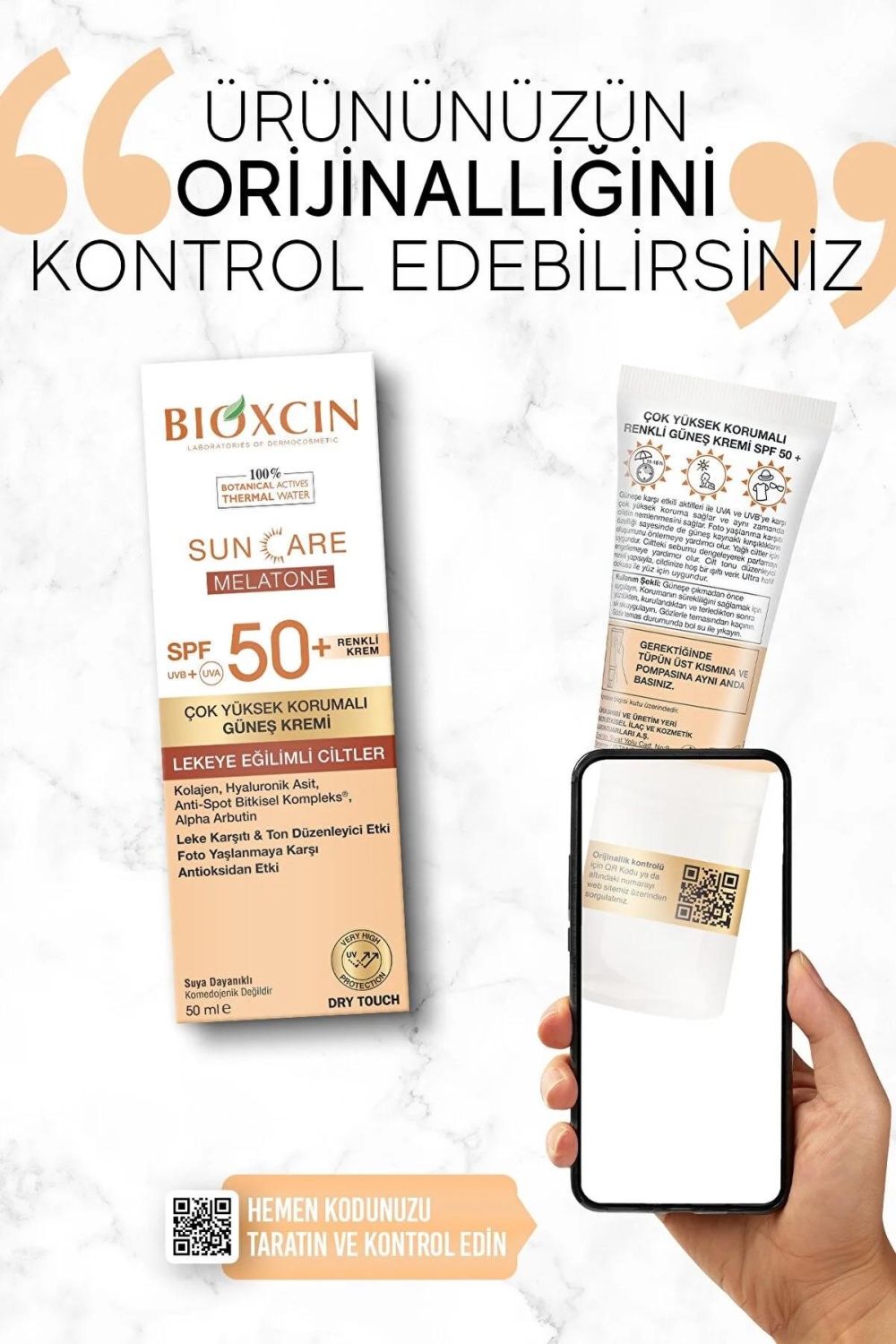 Bioxcin Sun Care Lekeye Eğilimli Ciltler İçin Çok Yüksek Korumalı Renkli Güneş Kremi 50 Spf - 6