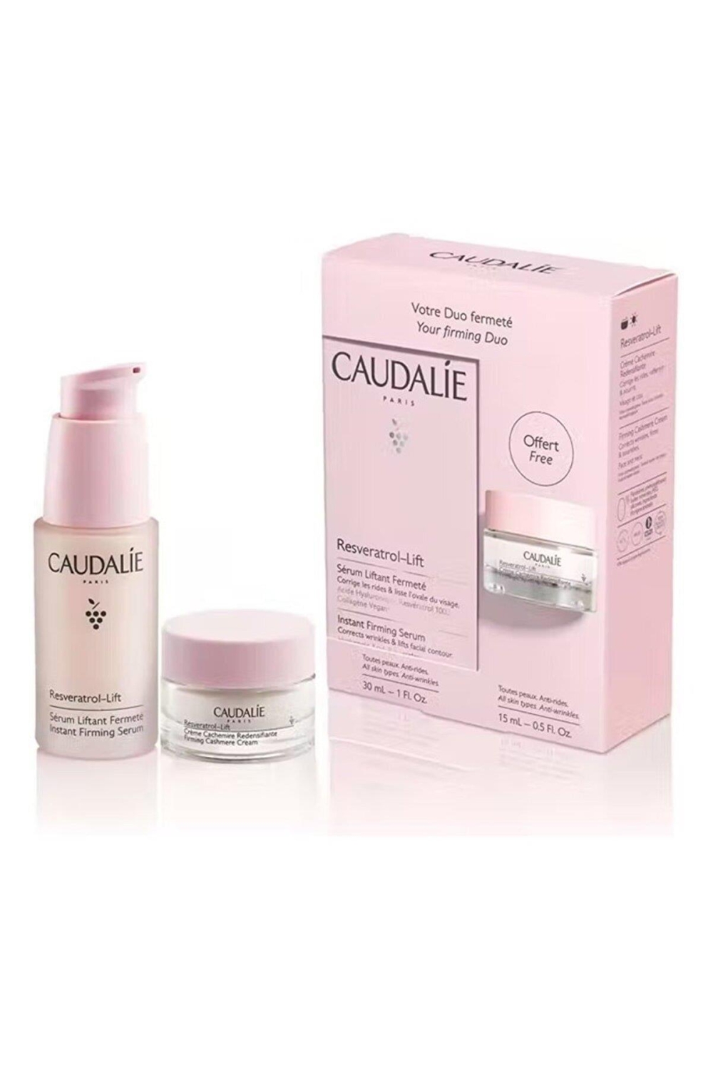 Caudalie Resveratrol Lift Sıkılaştırıcı Serum 30 Ml +Resveratrol Lift Sıkılaştırıcı Kaşmir Krem 15 - 1