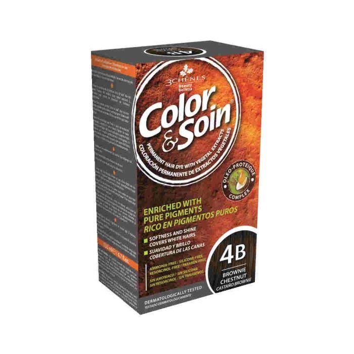 Color Soin Organik 4B Chatain Brownie Saç Boyası - 1