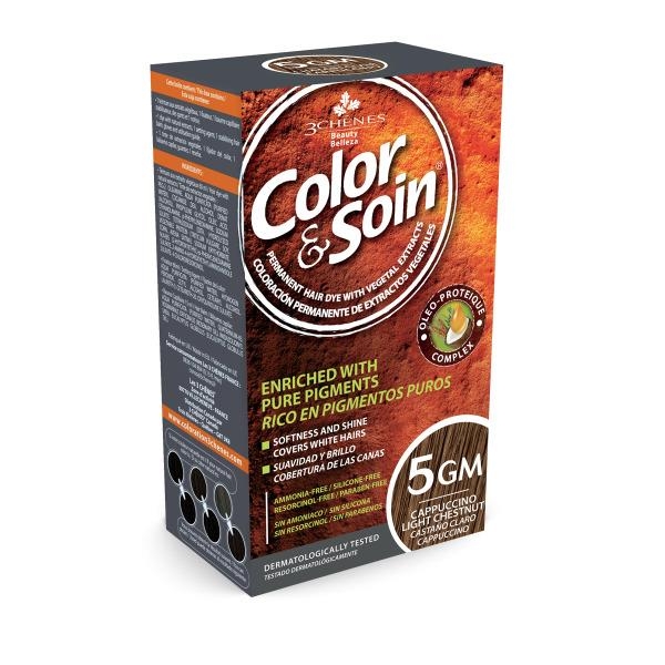 Color Soin Organik 5GM Chatain Clair Saç Boyası - 1