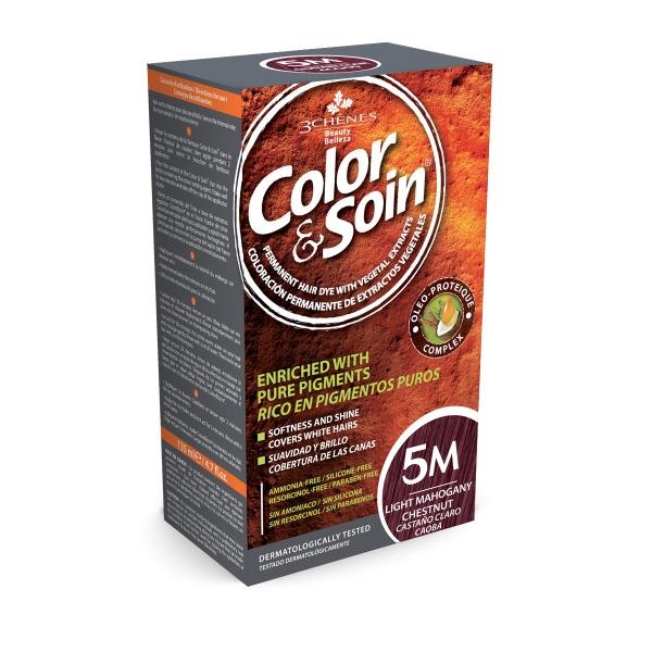 Color Soin Organik 5M Light Mahogany Chestnut Saç Boyası - 1