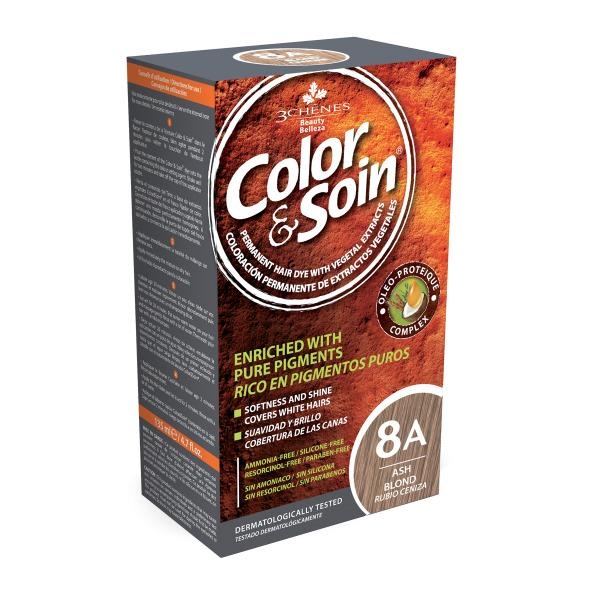 Color Soin Organik 8A Ash Blond Saç Boyası - 1