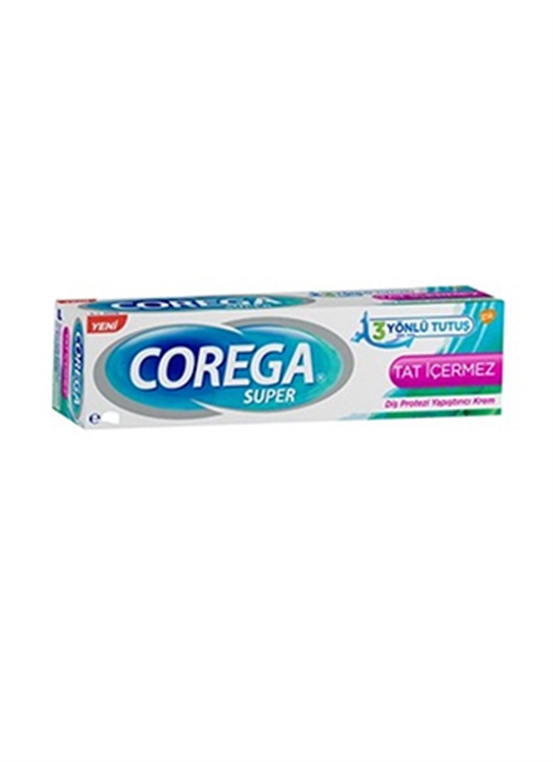 Corega Super Tat İçermez Diş Protezi Yapıştırıcı Krem 40 g - 1