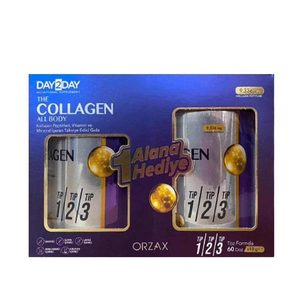 Day2Day The Collagen All Body Kolajen 300 gr 2 Kutu - 1