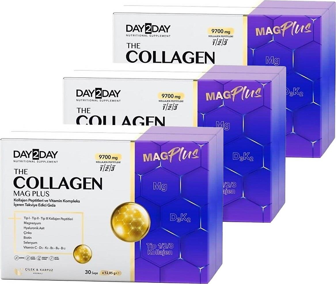 Day2Day The Collagen Mag Plus 30 Saşe 3 Adet - 1