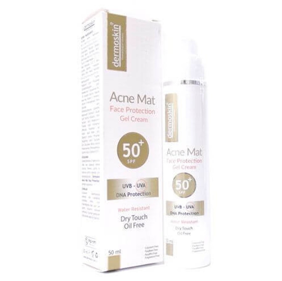 Dermoskin Acne Mat Face Protection Gel Cream Spf50 +50 ml - 1